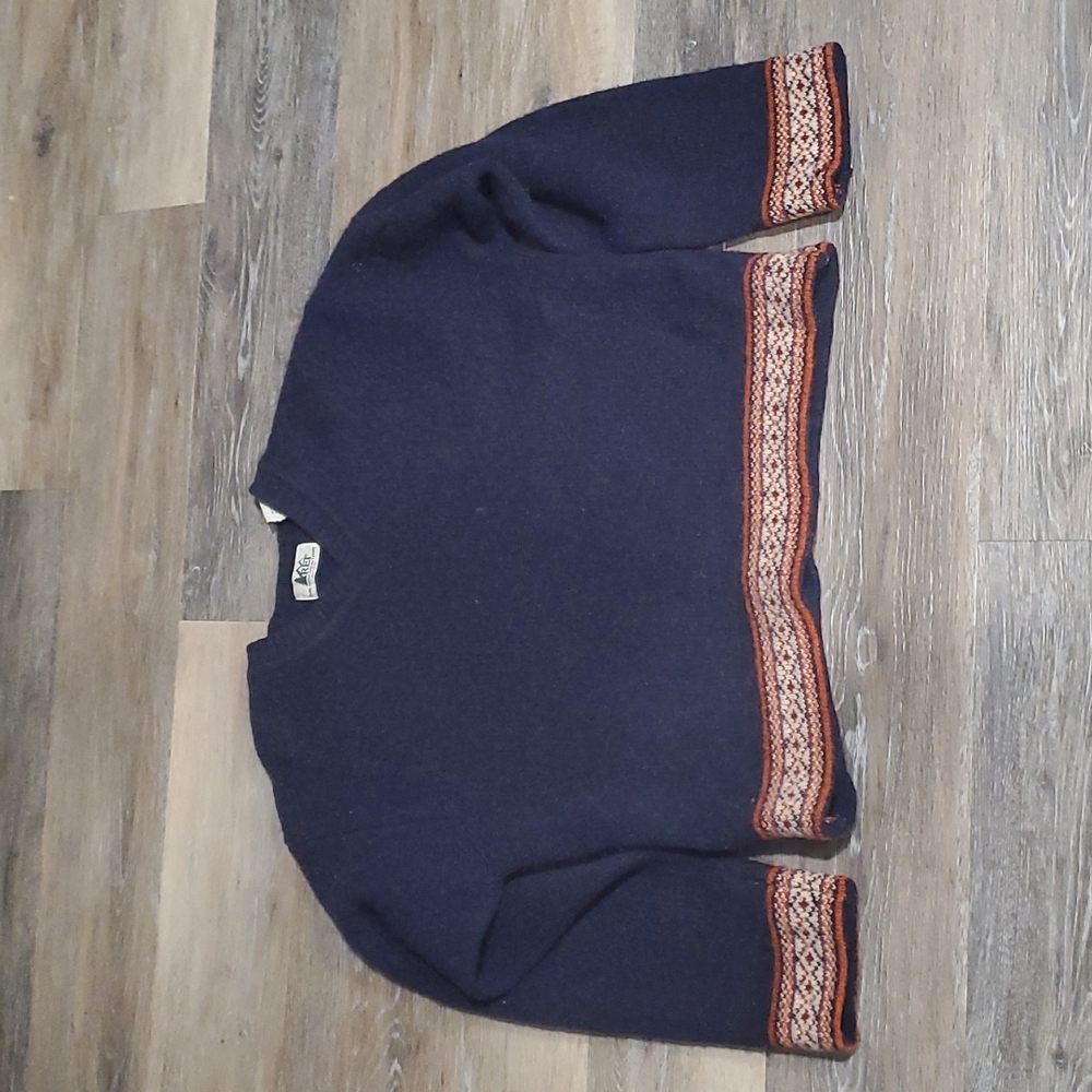 Vintage REI Shetland Wool Sweater size M